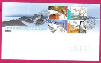 AUSTRALIA ANTARCTIC  FDC 2002 - ANTARCTIC RESEARCH   - Shs KINGSTON - Image 1 of 2