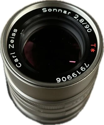 NEW IN BOX CONTAX Carl Zeiss Sonnar T* 90mm F/2.8 Lens for G Mount - Image 1 of 4
