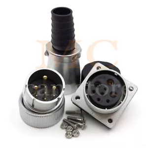 WEIPU WS32 8Pin Aviation Bulkhead Connector,Industrial Electrical Wire Connector - Picture 1 of 6