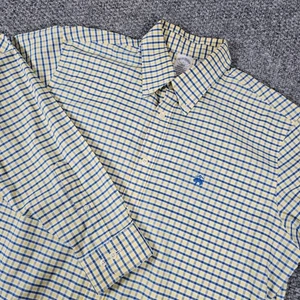 Brooks Brothers Regent Fit Plaid Button Down Long Sleeve Shirt Mens Large - Picture 1 of 7