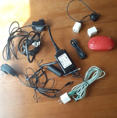 Lote de 8 cabos de alimentação cabo carregador Microsoft Mouse classe 2 fonte de alimentação inventus  - Imagem 1 de 4