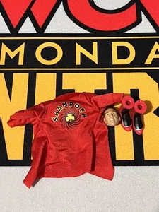 Ken Shamrock HEAD, 2 BOOTS, RED COAT JACKET WWE Elite Custom Fodder Accessory - Picture 1 of 1