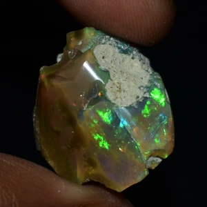 Natural White Opal Rough 21.45 CTS, Ethiopian Welo Opal Raw Gemstone For Jewelry - Picture 1 of 9