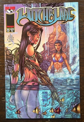 WITCHBLADE 25 MICHAEL TURNER FATHOM VARIANT SIGNED Marc Silvestri The Darkness - Image 1 of 4