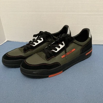 Polo Sport Men's Olive, Green & Orange PS 300-SK-L-LTL Low Top Sneakers - SZ 15 - Image 1 of 4