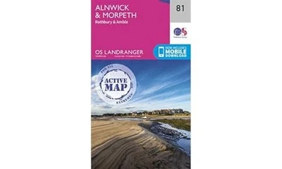 Alnwick & Morpeth Map | Weatherproo..., Ordnance Survey - Image 1 of 2