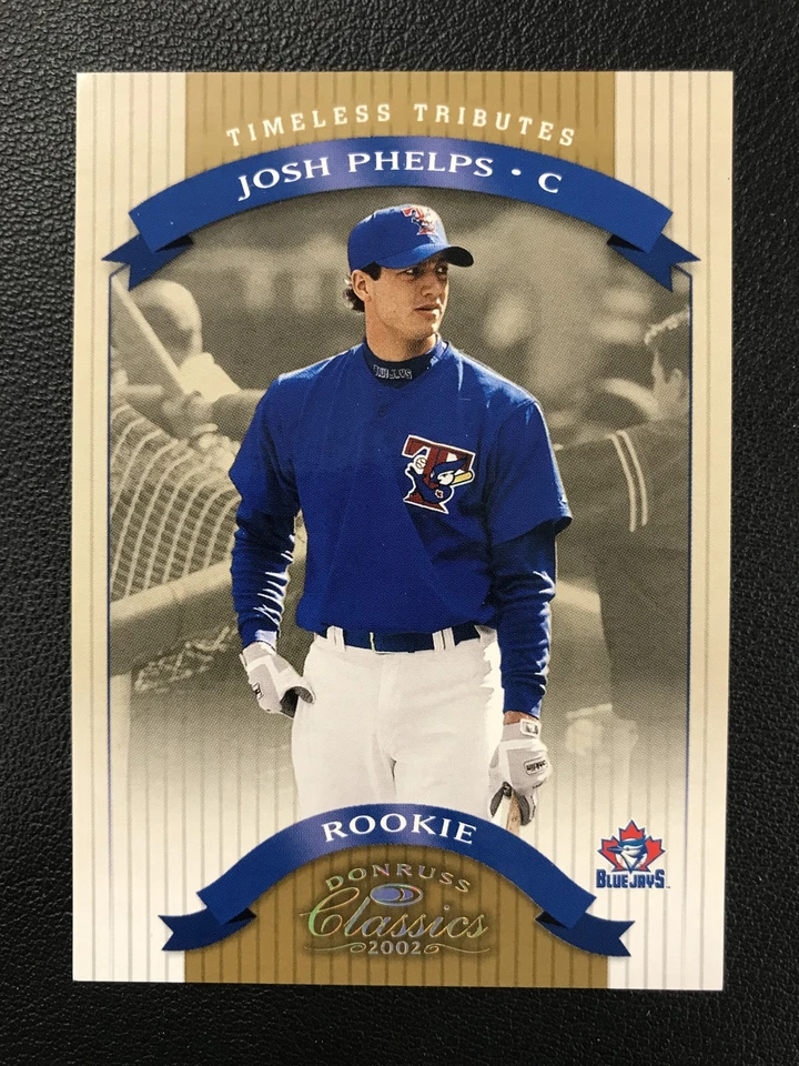 2002 Donruss 经典 #123 Josh Phelps 永恒致敬 /100 多伦多蓝鸟队 — 第 1/2 张图片
