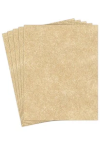 Alter Briefpapier Pergamentpapier - ideal zum Schreiben, Urkunden, Menüs und... - Bild 1 von 5