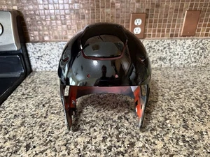 Riddell SpeedFlex Football Helmet Metallic Black EMPTY SHELL ONLY - Adult Large - Picture 1 of 11