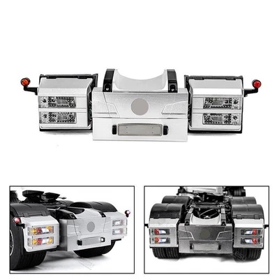 1/14Metal Rear Beam Taillight Set for TAMIYA RC Tractor Truck R470 R620 770S Car - Image 1 of 4