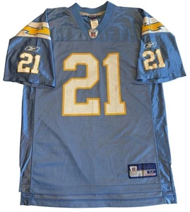 Camiseta deportiva de colección Reebok #21 LaDainian Tomlinson azul en polvo NFL San Diego Chargers mediana - Imagen 1 de 16