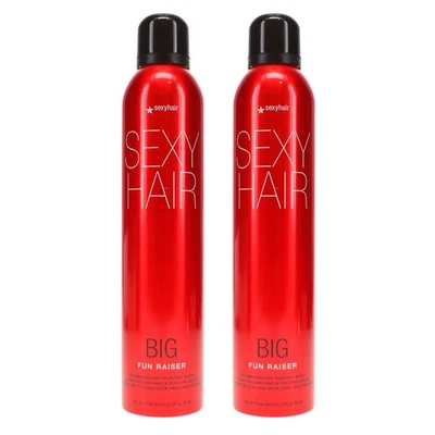 Sexy Hair Big Fun Raiser Voluminizador Textura Seca Spray 8.5 OZ Paquete de 2 Foto 1 de 4
