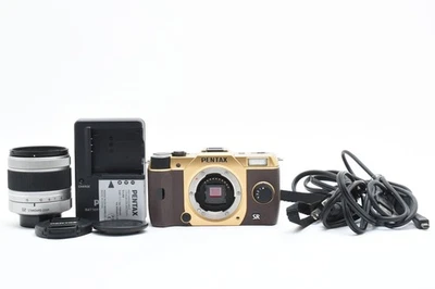 [315 shots] PENTAX Q10 12.4MP Digital Camera Gold & Brown Rare Color 02 Lens Kit - Image 1 of 4