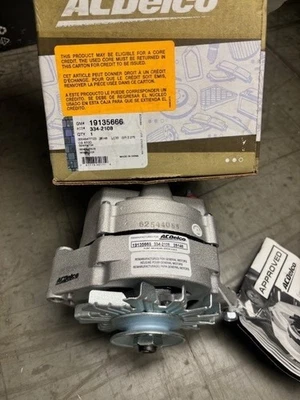 GENUINE PREMIUM GM ACDelco 19135666 ALTERATOR  WITH NO CORE CHARGE - Image 1 of 3