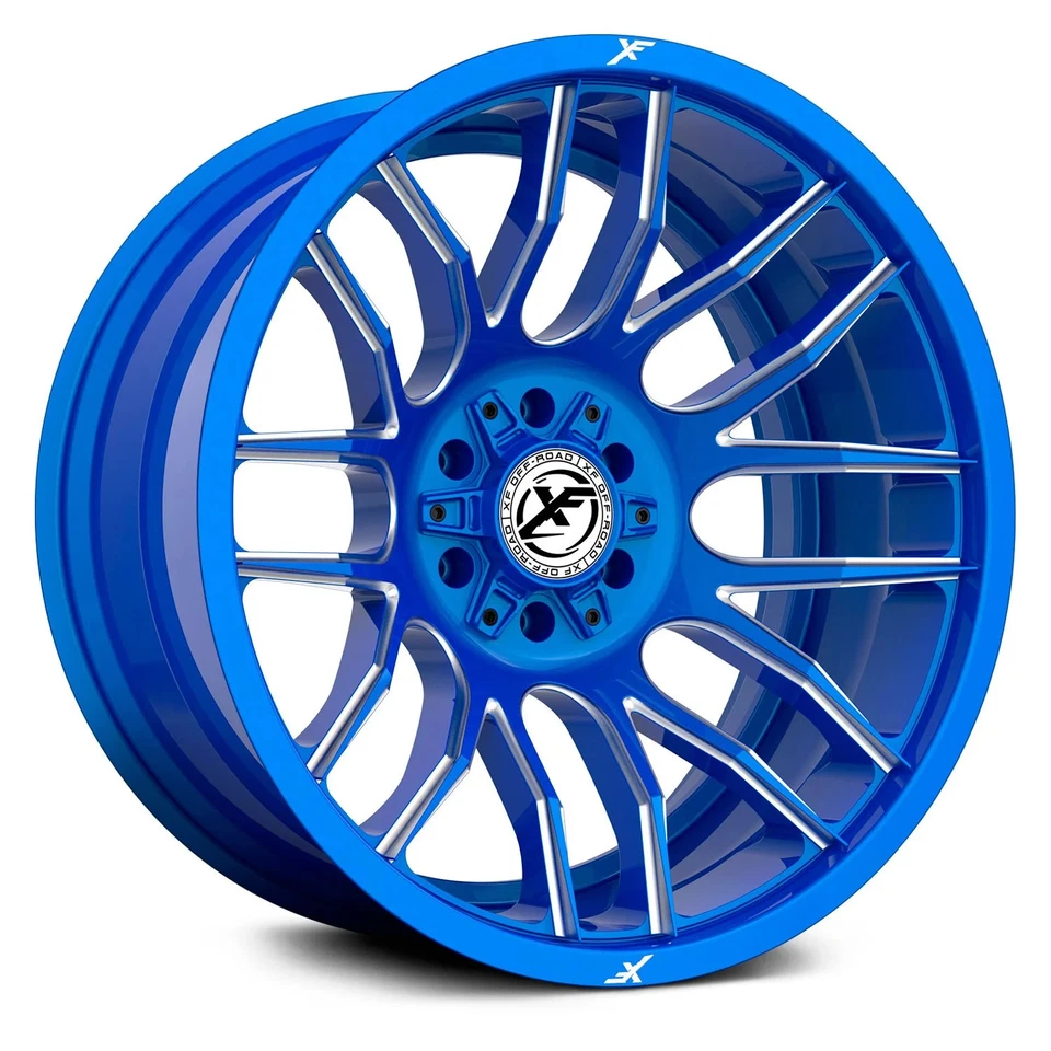 XF Off-Road XF-232 Wheel 24x14 (-76, 6x139.7, 106.4) Blue Single Rim Foto 1 de 1