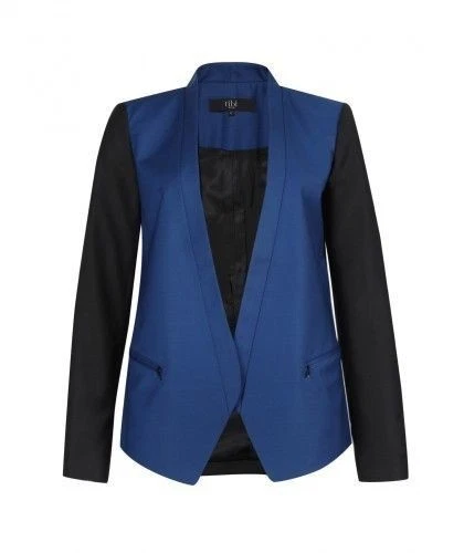 Chaqueta de Esmoquin TIBI Jagger Traje Blazer Azul Pacífico Retro (0) Foto 1 de 1