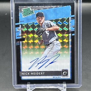 1 of 1 2020 Donruss Optic Rated Prospects Signatures Black Nick Neidert Auto 1/1