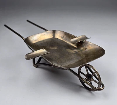 Cenicero vintage Maciel México plata esterlina 925 rueda barril 121 gramos Foto 1 de 4