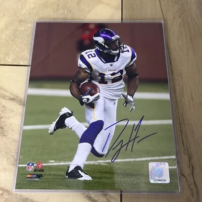 Percy Harvin Autographed Signed 8x10 Photo - COA WJC Sports — 第 1/2 张图片