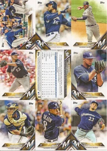 2016 Topps Milwaukee Brewers Complete Team Set OD + S1 + S2+ US + HMW (38) - Picture 1 of 2