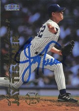 1999 Fleer JAY TESSMER Signed Card autograph AUTO YANKEES