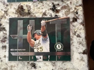 1997 DONRUSS MLB HIT LIST CARD OAKLAND ATHLETICS MARK MCGWIRE #413 - Picture 1 of 1
