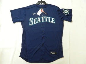 Authentic Seattle Mariners Elite Flex Base Alternate Navy Blue Jersey 40 Reg$305 - Picture 1 of 3