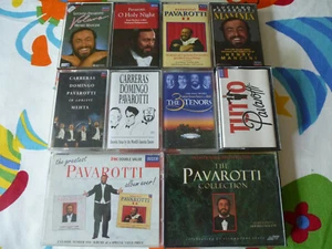 LUCIANO PAVAROTTI X10 AUDIO CASSETTE ALBUMS (AS SEEN IN THE PHOTOS) - Picture 1 of 9