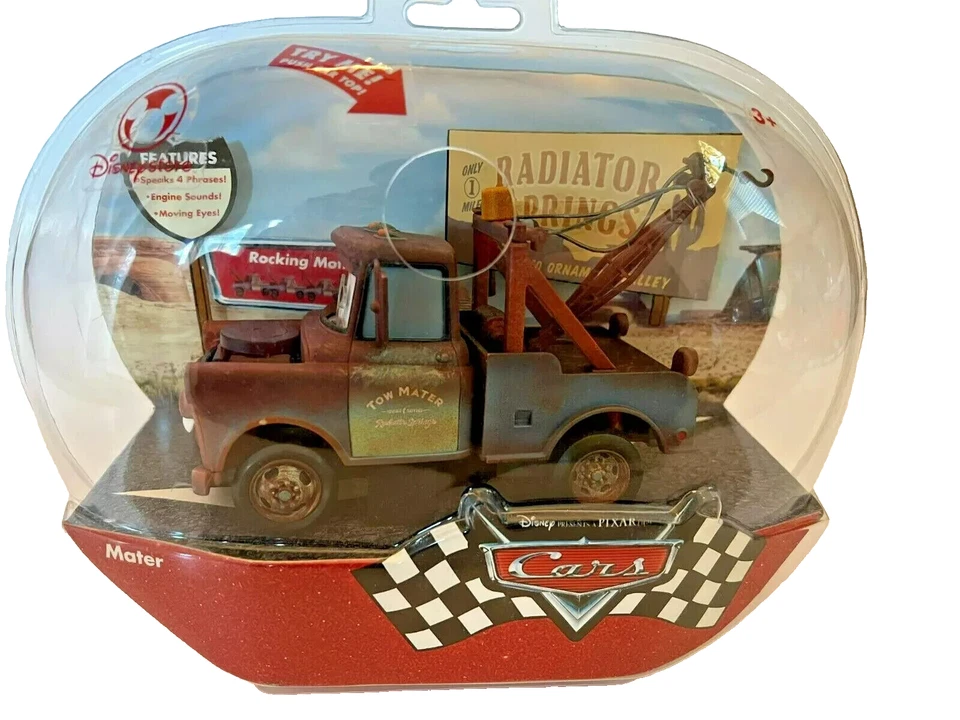 Disney Store Exclusive CARS Movie 6" Talking TOW MATER New Factory Sealed 2006 - Image 1 of 1