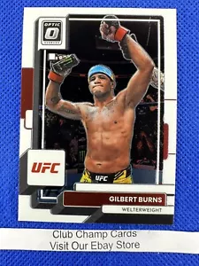 2023 #53 Gilbert Burns Panini Donruss ottico UFC - Foto 1 di 2