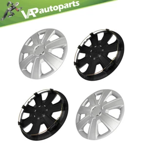 Set of 4 14" Wheel Rim Covers Hub Caps 14 Inch For R14 Tires Rim Snap On Silver - Picture 1 of 10