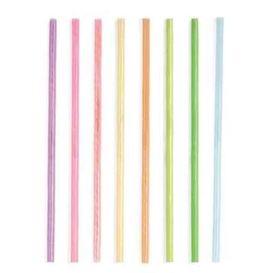 Reusable 11 inch Drinking Straws (24 Straws ) 1 Pack Hard Plastic - Picture 1 of 2