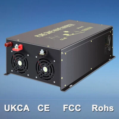 10000W Pure Sine Wave Inverter 24V DC to AC  230/240V 50Hz Power Converter Car - image 1 of 4