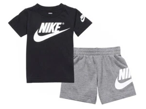 Nike T-Shirt & Shorts Set Toddler/Little Boy's 2-Piece Futura Logo - Picture 1 of 3