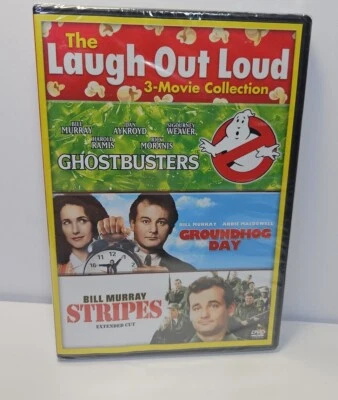 Ghostbusters/ Groundhog Day/ Stripes (DVD, 1981) NEW, SEALED, Bill Murray  - Image 1 of 4