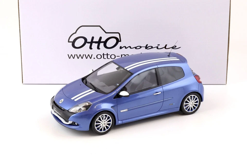 RENAULT CLIO 3 RS GORDINI BLU MALTE TE RNT 2012 OTTOMOBILE OT972 1 18 MK3