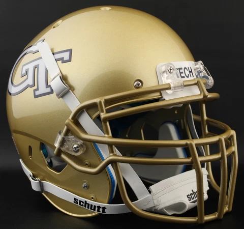*CUSTOM* GEORGIA TECH YELLOW JACKETS Schutt XP GAMEDAY Replica Football Helmet Cover