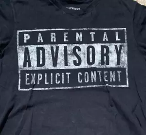 Camiseta pequeña de segunda mano Parental Advisory Explicit Content - Imagen 1 de 3