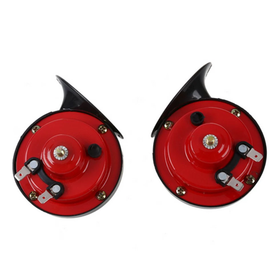 Accessory 105DB Loud Car Truck Electric Horn 12V Dual Tone Snail Air Horn Kit  - Image 1 of 4