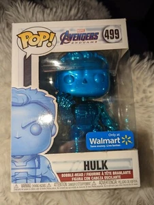 Funko POP Marvel Avengers Endgame Hulk #499 Figur Walmart Exclusive Blue Chrome - Bild 1 von 1