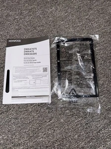 Kenwood DMX4707S DMX47S DMX5020S Trim Ring Plate Bezel , Manual, & Extractor Key - Picture 1 of 3