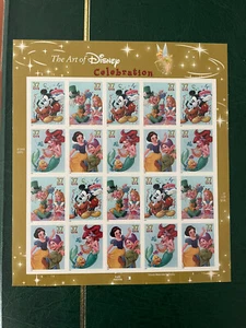 SFSTAMPS US Scott 3912-3915 The Art of Disney Celebration Sheet of 20 MNH 2005 - Picture 1 of 1