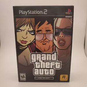 PS2 PlayStation 2 Grand Theft Auto Trilogy Pack GTA III 3 Vice City San Andreas - Foto 1 di 4