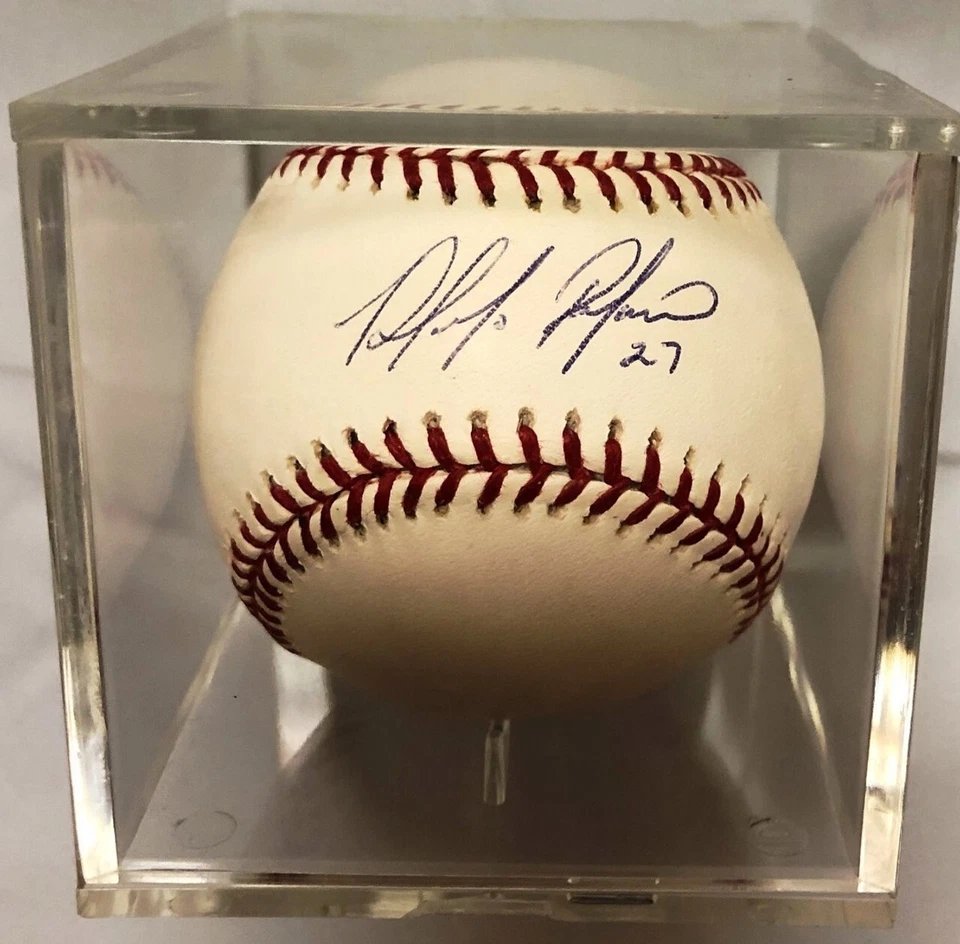 PLACIDO POLANCO AUTOGRAFIADO BB EN ESTUCHE Marlins/Tigers Foto 1 de 2