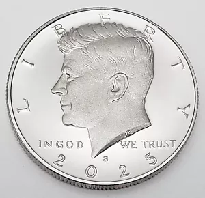 2025 S KENNEDY *PROVA RIVESTITA* MEZZO DOLLARO **SPEDIZIONE GRATUITA** - Foto 1 di 3