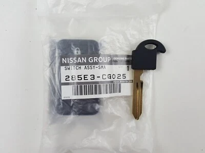 ORIGINAL INFINITI FX45 FX35 03-04 OEM LLAVE INTELIGENTE MENOS ENTRADA CONTROL REMOTO SIN CORTAR BLANCO FX Foto 1 de 4