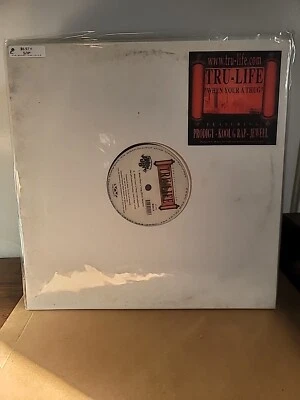 Tru Life _When Your A Thug _Vinyl SIngle Jewell Kool G Rap Prodigy Mobb Deep Rap - Image 1 of 4