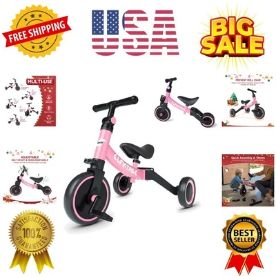 Bicicleta 5 en 1 para niños pequeños de 1 a 4 niños mayores, triciclo para niños pequeños triciclos triciclo... Foto 1 de 4