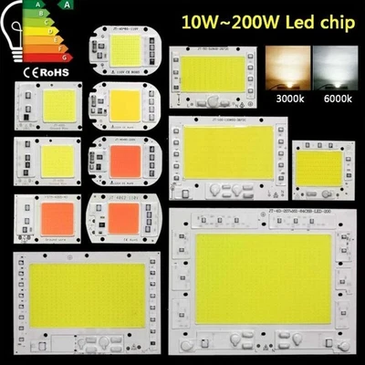 LED Chip COB bulb 10W 20W 30W 50W 100W 200W SMD spectrum lamp AC 110V 240V - Image 1 of 4