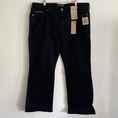 Levi's Women's 24W Short 512 Perfectly Shaping Bootcut Jeans Stretch Dark Blue - Image 1 of 4